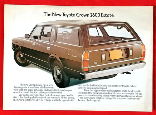 1975 toyota crown 2600 - toyota, estate
