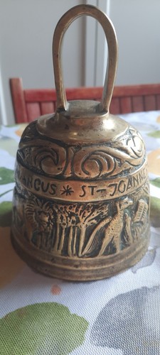 Vintage santuary brass bell - santuary,