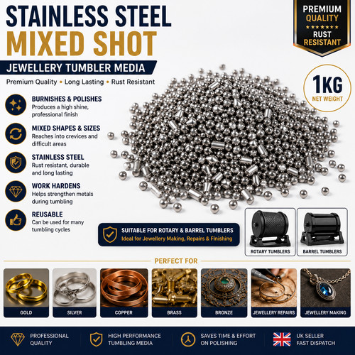1kg stainless steel mixed - 1kg, shot