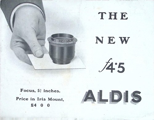 Antique aldis f45 anastigmat - antique,