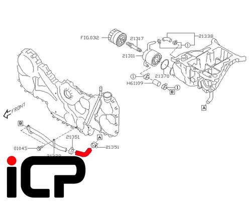 Oil cooler modine coolant hose - cooler,