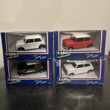 4 X Corgi Mini Cooper 94145 Limited Edition Diecast Models Set Multiple Colours.