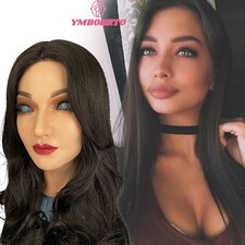Realistic Silicone Female Face