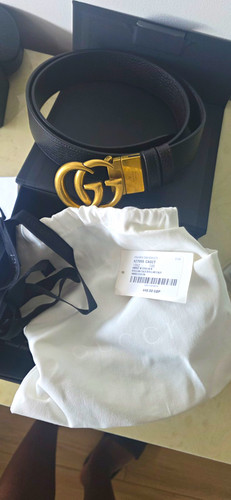Reversible leather gucci belt - reversible,