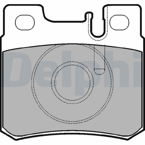 Lp946 delphi brake pad set - brake,
