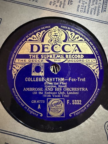 Ambrose his orchestra - ambrose,