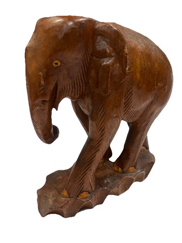Vintage hand carved - carved, large