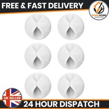 6pc Cable Clips Holder Tidy