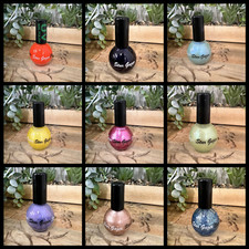Stargazer UV Gliiter Matte Satin Gloss Nail Polish Assorted Shades Choose Yours