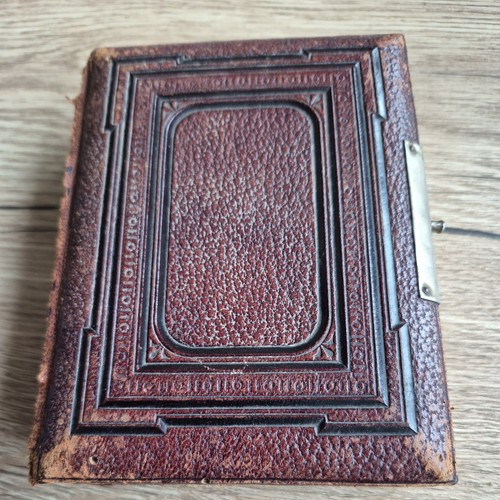 Victorian leather cdv photo - victorian,