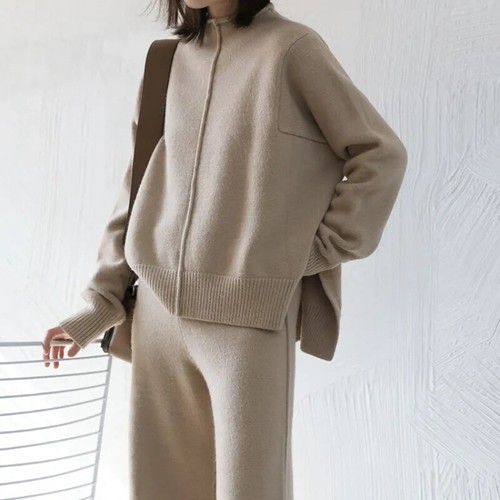 2pcs suit lady sweater knit - suit,