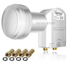 LNB TWIN 0.1dB DIGITAL Opticum 1080p TEST WINNER 2 participants HDTV 3D SKY 8K UHD 