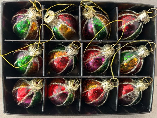 Set mini glass egg - glass,