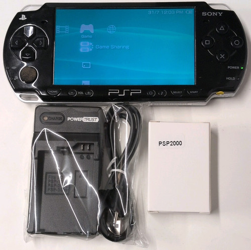 Sony psp 2003 black - psp-2003,