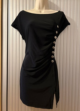 JOSEPH RIBKOFF BLACK STRETCH