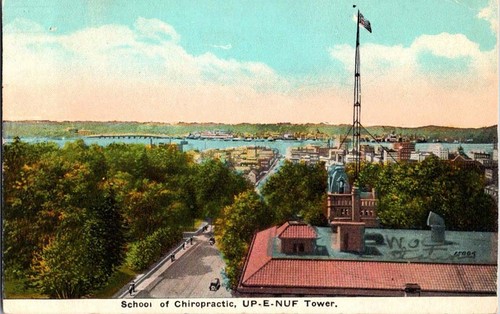 Davenport postcard school - postcard,