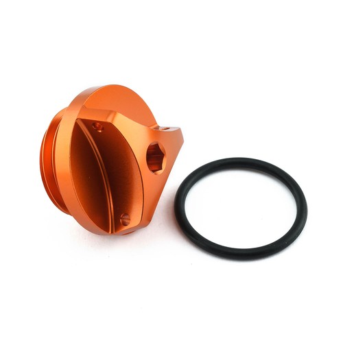 Aluminium oil filler cap - oil,