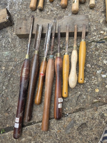 Set vintage woodturning - ,