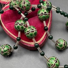 Vtg Gold gilt Silver Enamel