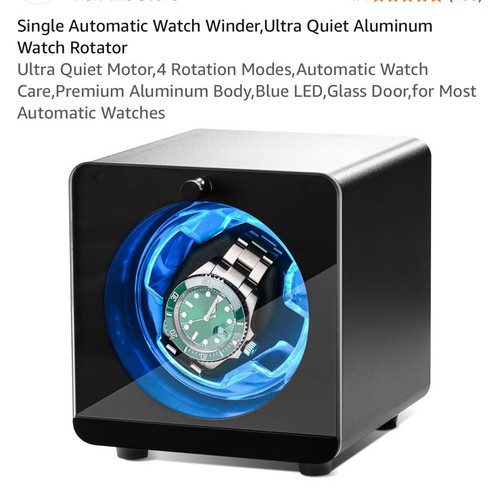 Single watch winder aluminum - single,