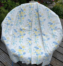 2 PAIRS PRETTY VTG LAURA ASHLEY COTTAGE CORE CHARLOTTE SWEET PEA CURTAINS