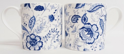 Blue persia set mugs - blue,