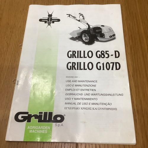 Grillo g85d g107d rotavator - g85d,