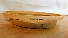 Vintage Lot of 2 Wooden Embroidery Hoops Princess  5” - 6 " Felt Lined Oval