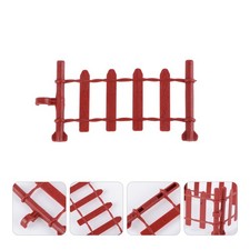  10 Pcs Mini Fence for Dollhouse Accessories Plastic Garden Kids Toy