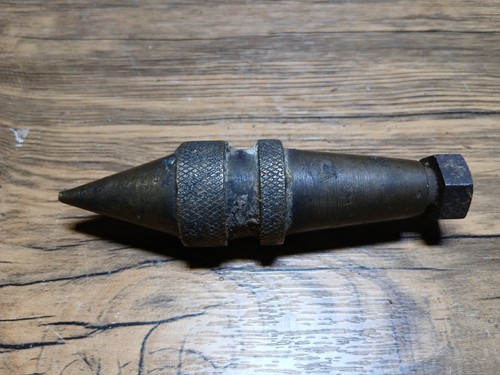 Vintage solid brass plumb - brass,