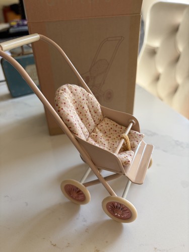 Maileg micro stroller - -, powder
