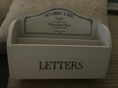 Wooden letter rack shabby - , chic