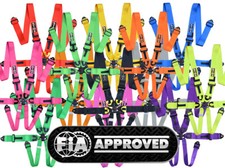 STR 6-Point Race Harness FIA 8853-2016 2030 Approved Safety Seat Belt IVA Safe