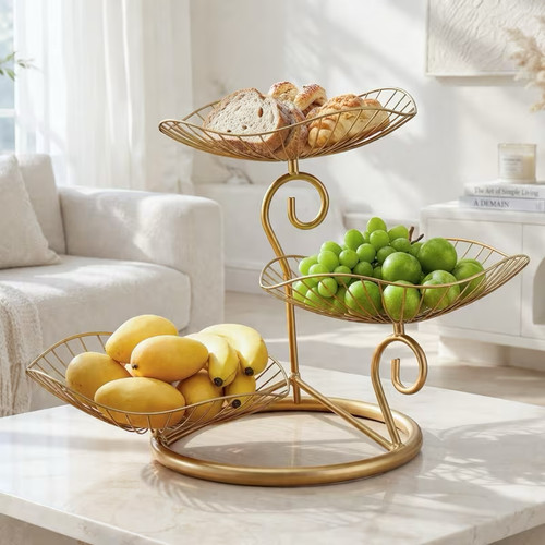 Tier fruit basket stand - tier,