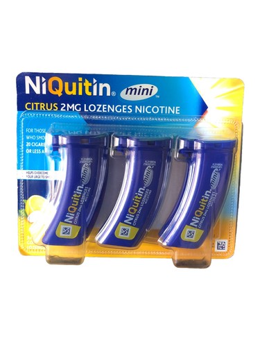 Niquitin 2mg minis citrus - niquitin,