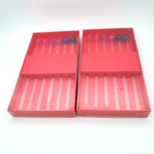 12 Glass Cocktail Drink Stirrers Swizzle Sticks Old Stock