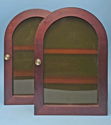 Pair vintage arched top - of,