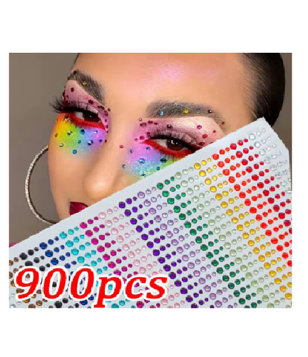Body face gems stick jewels - on,