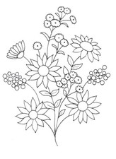 Embroidery Transfer Iron On -