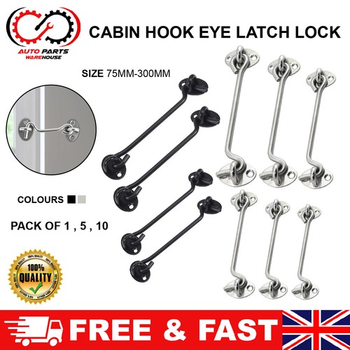 Cabin hook and - cabin, latch