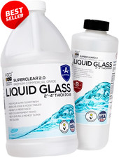 Deep Pour Epoxy Resin Kit 96oz 0.75 Gal Super Clear UV Resistant Casting Flow US