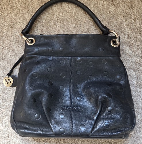 Rjr john rocha black leather - john,