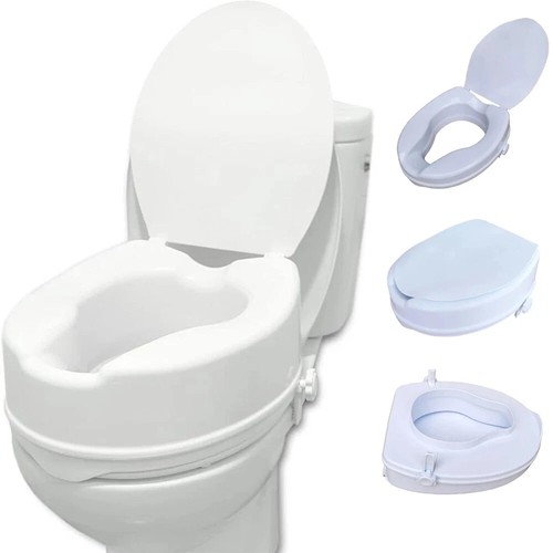 Raised toilet seat - raised, 4"