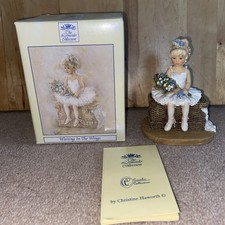 Leonardo Collection Figurine "Waiting in the wings"  By Christine Haworth BNIB
