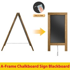 LARGE DOUBLE SIDED WOODEN A