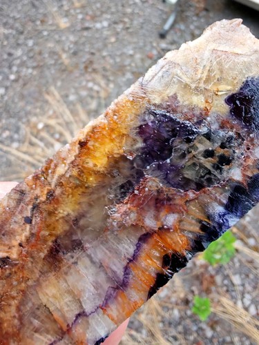 Blue john fluorite - fluorite, crystal