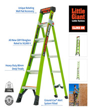 Little Giant King Kombo Industrial  3-in-1 GRP Ladder with ultra heavy duty feet