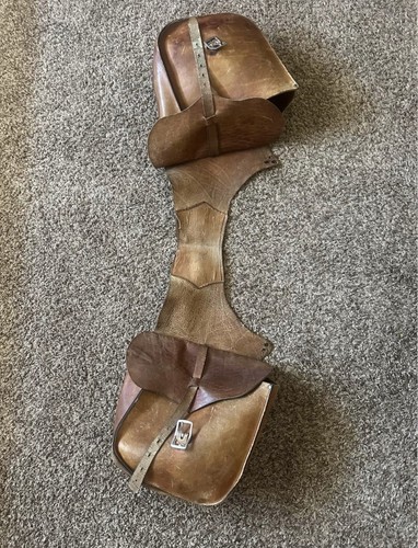 Vintage leather horse - vintage,