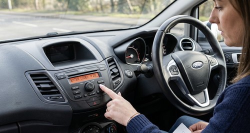 Car radio code unlocking - car, pin