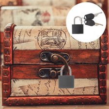 2pcs Padlock With Key Travel Lock Replacement Security Padlock Lock for Locker